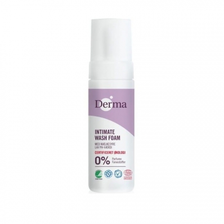 Derma Eco Woman Pianka do higieny intymnej certyfikowana ECOCERT COSMOS ORGANIC bez barwników bez zapachu 150ml